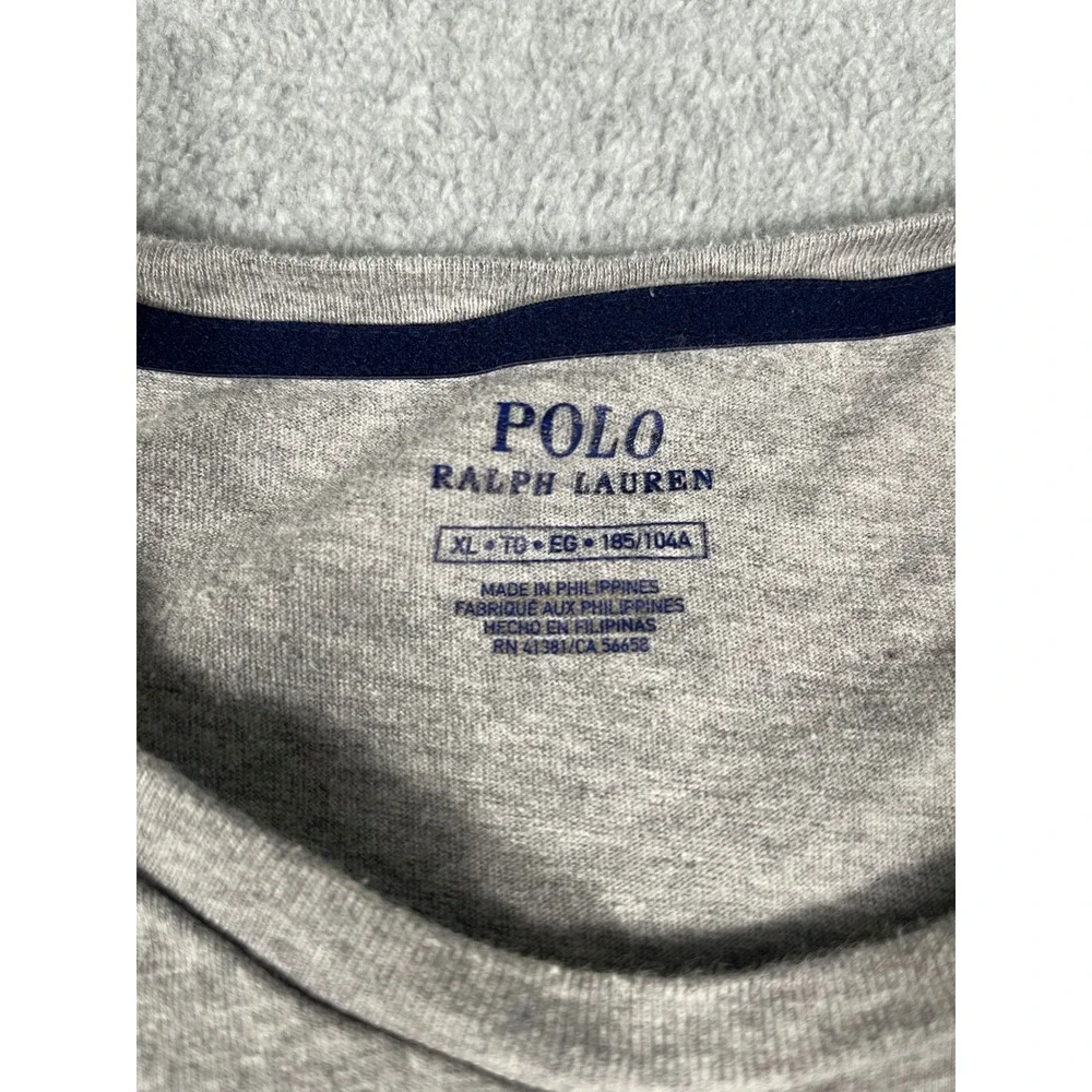 Polo Ralph Lauren US Open Tennis Graphic T-Shirt Mens XL Gray Short Sleeve